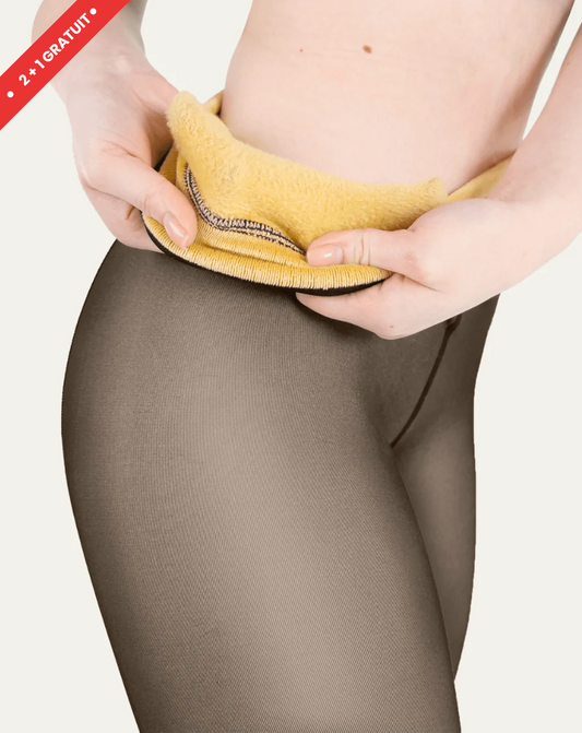 Collant Polaire Transparent Femme